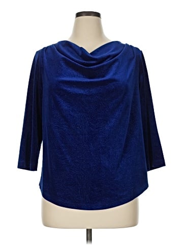 Draper's & Damon's 3/4 Sleeve Top (view 1)