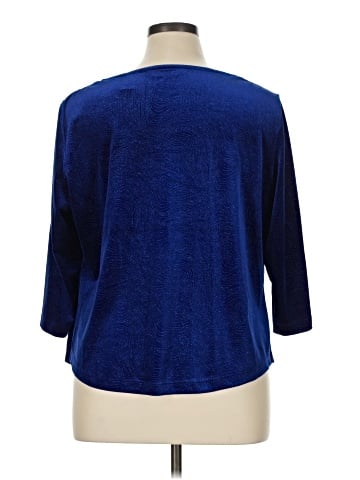 Draper's & Damon's 3/4 Sleeve Top (view 2)