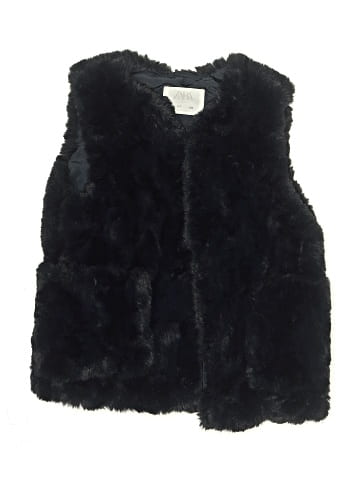 Zara Faux Fur Vest (view 1)