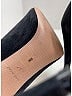 Prada 100% Suede Black Heels Size EU 37 - photo 3