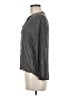 Zara Gray Long Sleeve Blouse Size M - photo 5