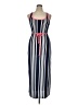 Derek Heart Stripes Blue Casual Dress Size XL - photo 1