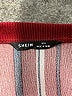 Shein Stripes Burgundy Pullover Sweater Size L - photo 7