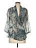Talbots Silver 3/4 Sleeve Blouse Size 6 - photo 1