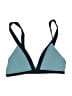 L Space Color Block Teal Swimsuit Top Size M - photo 1