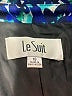 Le Suit Print Blue Blazer Size 18 - photo 6