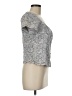 Kay Unger Gray Short Sleeve Blouse Size 8 - photo 4