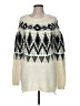 Merona Chevron-herringbone Ivory Pullover Sweater Size M - photo 1