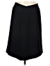 Giorgio Armani 100% Cupro Solid Black Formal Skirt Size EU (IT) 44 / US 8 - photo 1