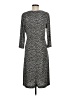 Connected Apparel Chevron-herringbone Gray Casual Dress Size M (estimated) - photo 2