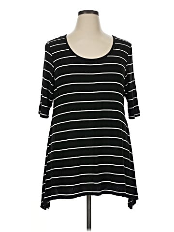 Larry Levine 3/4 Sleeve Top (view 1)
