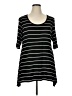 Larry Levine Black 3/4 Sleeve Top Size XL - photo 1