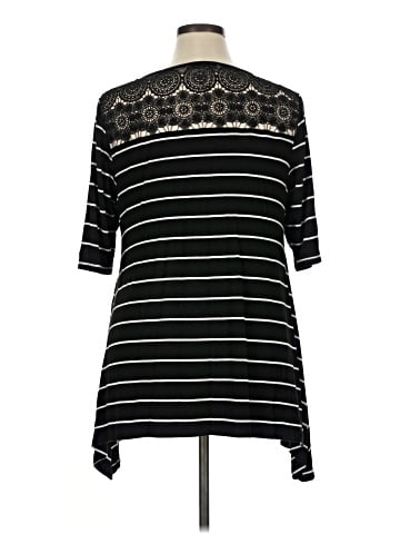 Larry Levine 3/4 Sleeve Top (view 2)