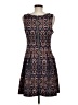 Gabby Skye Paisley Blue Casual Dress Size 8 - photo 2