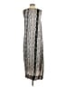 Burning Torch Chevron-herringbone Gray Cocktail Dress Size S - photo 2