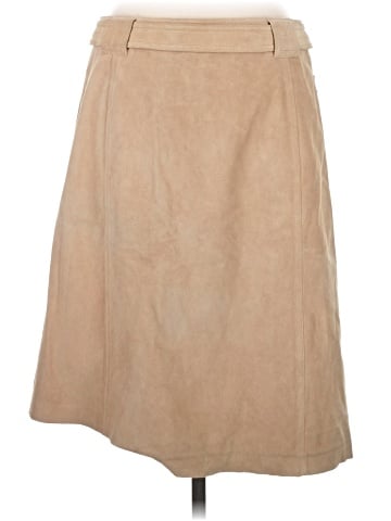 MICHAEL Michael Kors Leather Skirt (view 2)