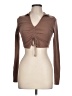 Hyfve Brown Long Sleeve Top Size L - photo 1