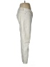 Gap Outlet Metallic Ivory Jeans Size 8 - photo 4