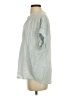 Point Sur 100% Viscose Blue Short Sleeve Blouse Size S - photo 5