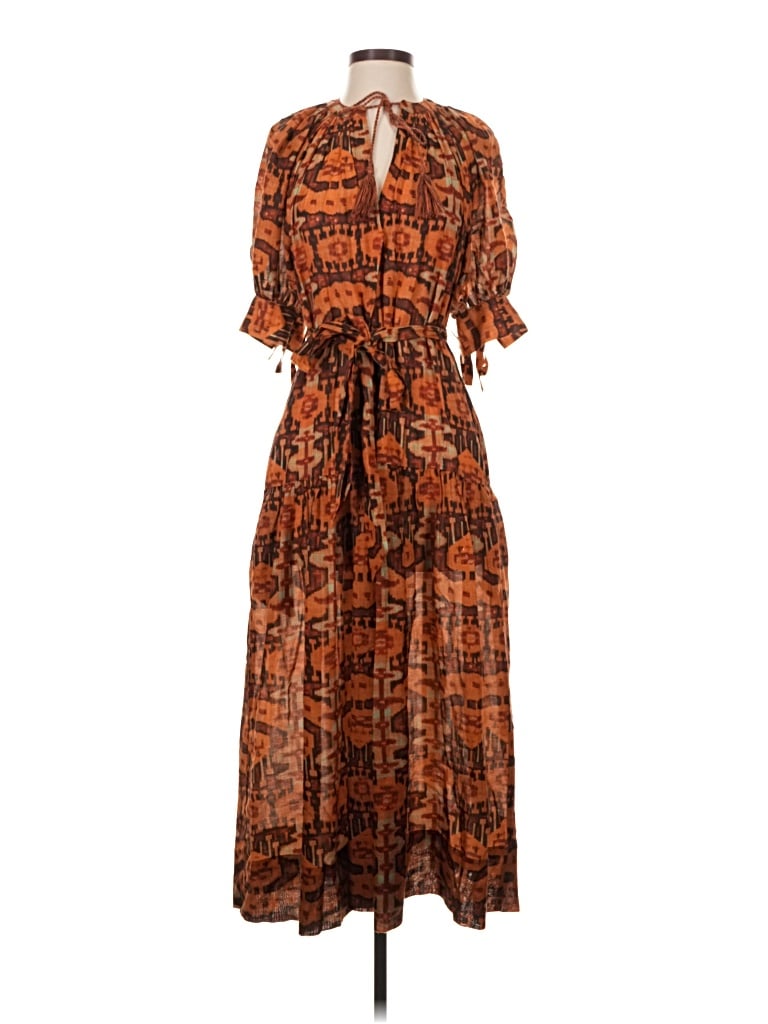 Pre-owned Ulla Johnson Casual Dress In Orange