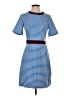 Draper James Stripes Blue Casual Dress Size S - photo 1