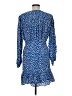 MNG 100% Viscose Blue Cocktail Dress Size 8 - photo 2