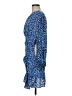 MNG 100% Viscose Blue Cocktail Dress Size 8 - photo 5