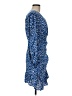 MNG 100% Viscose Blue Cocktail Dress Size 8 - photo 4