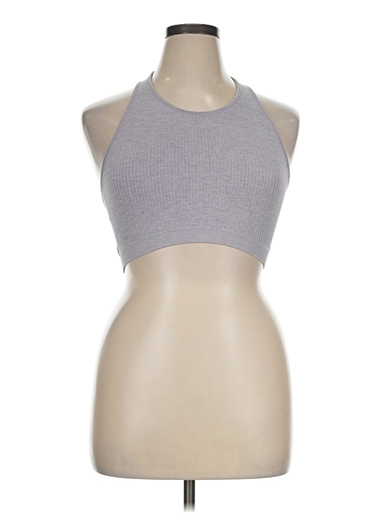 Pre-owned Pro-fit Tank Top Gray Halter Neckline Tops