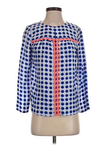 Vineyard Vines 3/4 Sleeve Silk Top (view 1)
