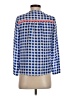 Vineyard Vines 100% Silk Blue 3/4 Sleeve Silk Top Size XXS - photo 2