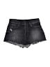 7 For All Mankind Black Denim Shorts Size 28 waist - photo 1