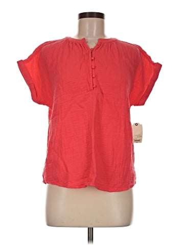St. John's Bay Short Sleeve Blouse (view 1)
