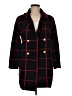 Anne Klein 100% Acrylic Plaid Red Coat Size M - photo 1