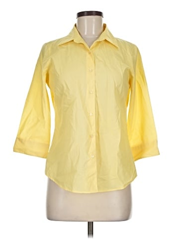 Foxcroft 3/4 Sleeve Button-Down Shirt (view 1)