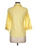 Foxcroft Yellow 3/4 Sleeve Button-Down Shirt Size 8 (petite) - photo 2