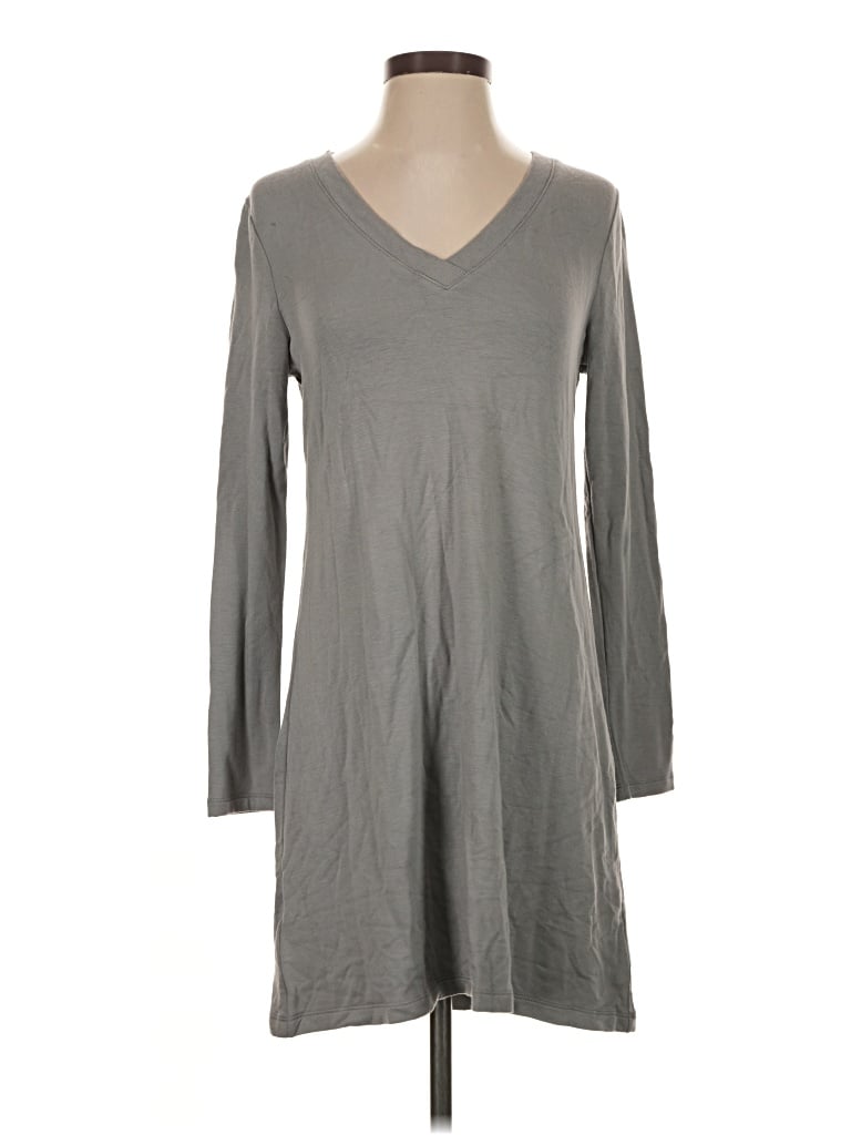 Pre-owned Lou & Grey Casual Dress In Gray