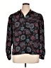 Pykettes 100% Polyester Paisley Black Long Sleeve Blouse Size 14 - photo 1
