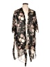 Peppermint 100% Polyester Black Kimono Size L - photo 1