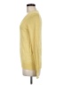 Moda International Solid Yellow Silk Pullover Sweater Size M - photo 5