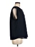 French Connection 100% Polyester Black Sleeveless Blouse Size 6 - photo 4