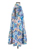 Umgee 100% Polyester Paisley Blue Casual Dress Size S - photo 4