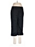Merona Solid Black Casual Pants Size 8 - photo 1