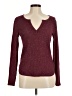 Socialite Tweed Burgundy Pullover Sweater Size M - photo 1