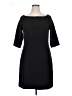 Ann Taylor Solid Black Casual Dress Size 14 - photo 1