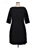 Ann Taylor Solid Black Casual Dress Size 14 - photo 2