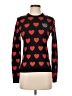 Love Moschino Hearts Red Pullover Sweater Size 4 - photo 1