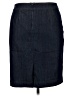 Coldwater Creek Solid Blue Denim Skirt Size 14 (petite) - photo 2