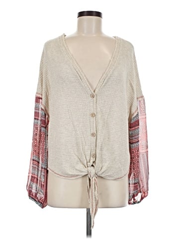 Hummingbird Long Sleeve Blouse (view 1)