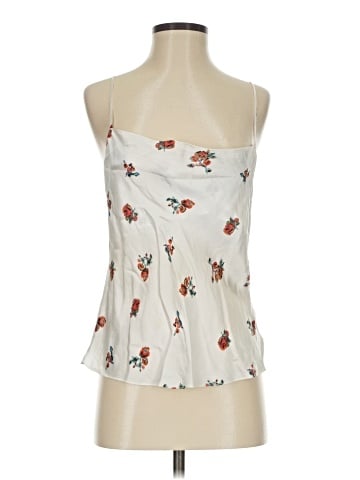Vince. Sleeveless Silk Top (view 1)